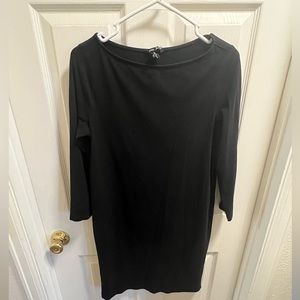 H&M Basic black midi dress